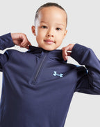 Poly Colour Block 1/4 Zip Tracksuit Children