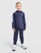 Poly Colour Block 1/4 Zip Tracksuit Children
