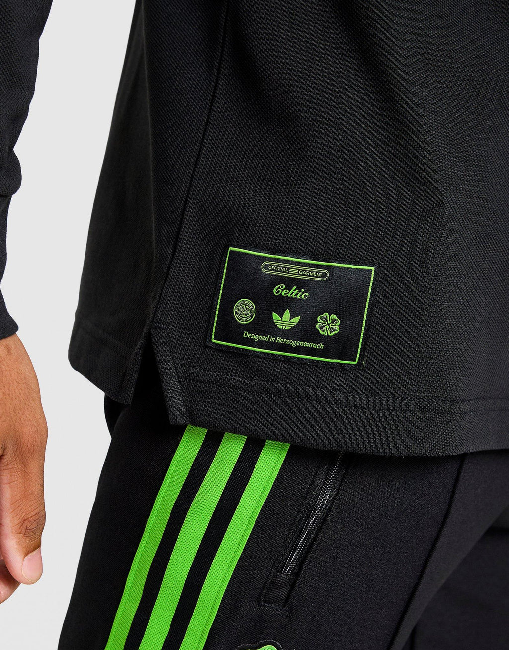 Celtic Icons Long Sleeve Polo Shirt