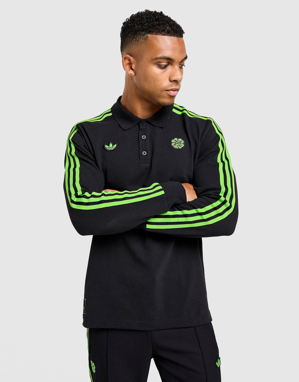 Celtic Icons Long Sleeve Polo Shirt