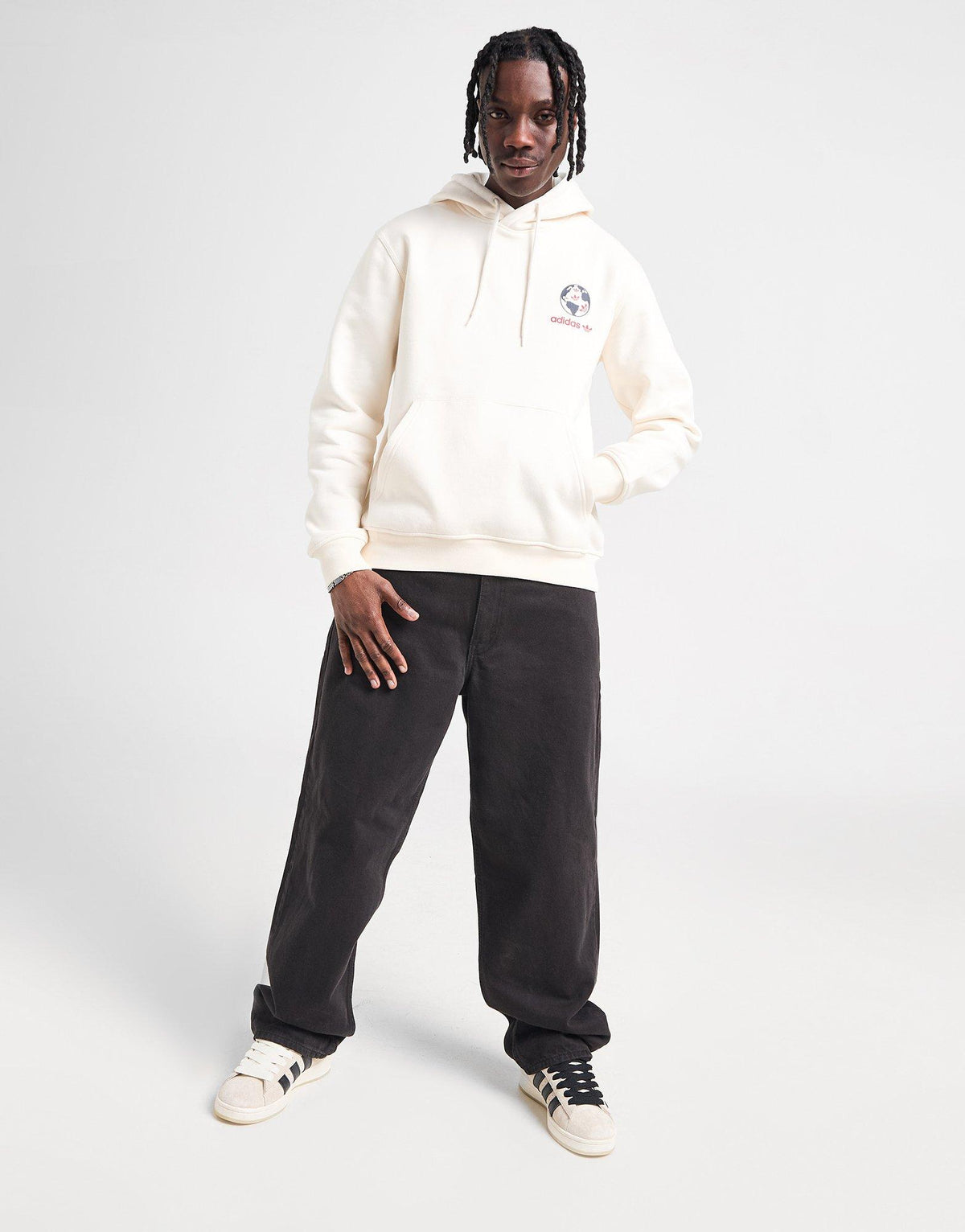 City Globe Logo Hoodie