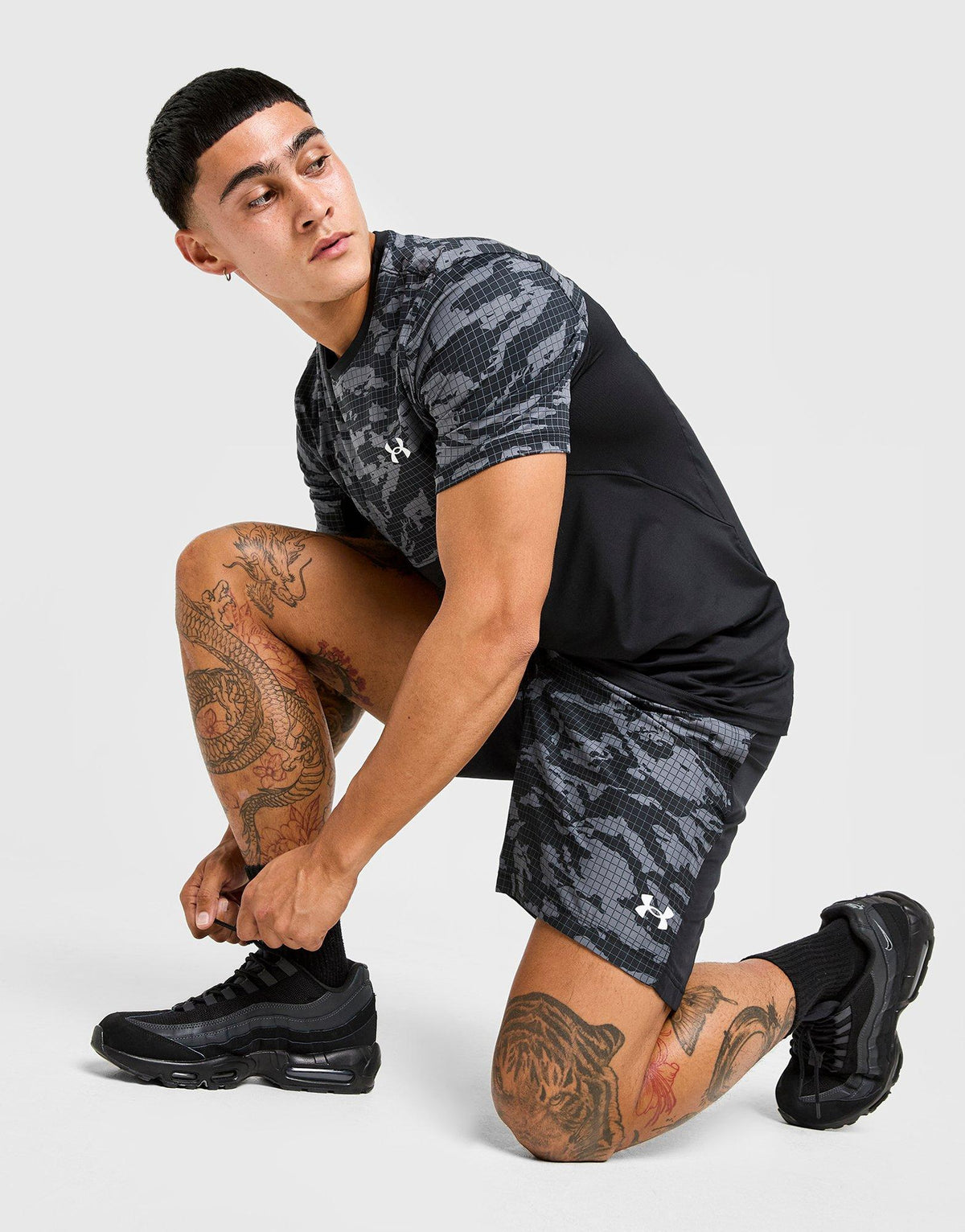 Woven Camo Shorts