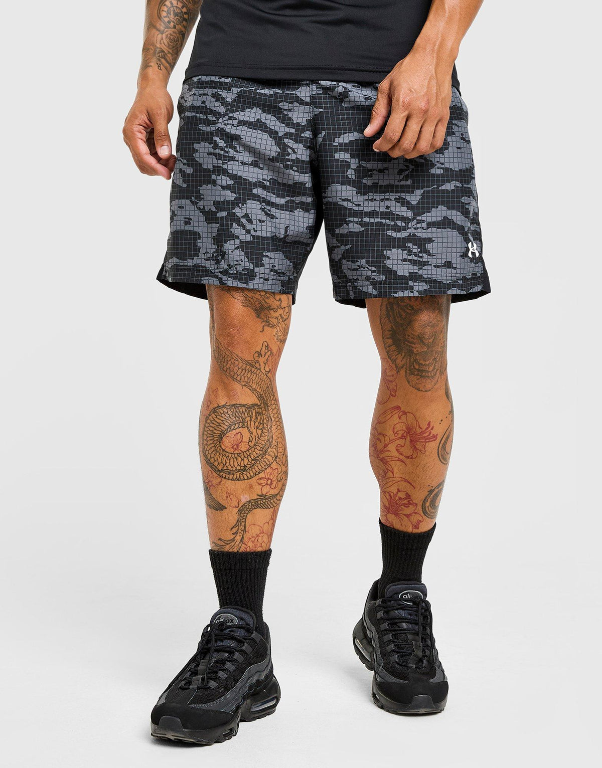 Woven Camo Shorts