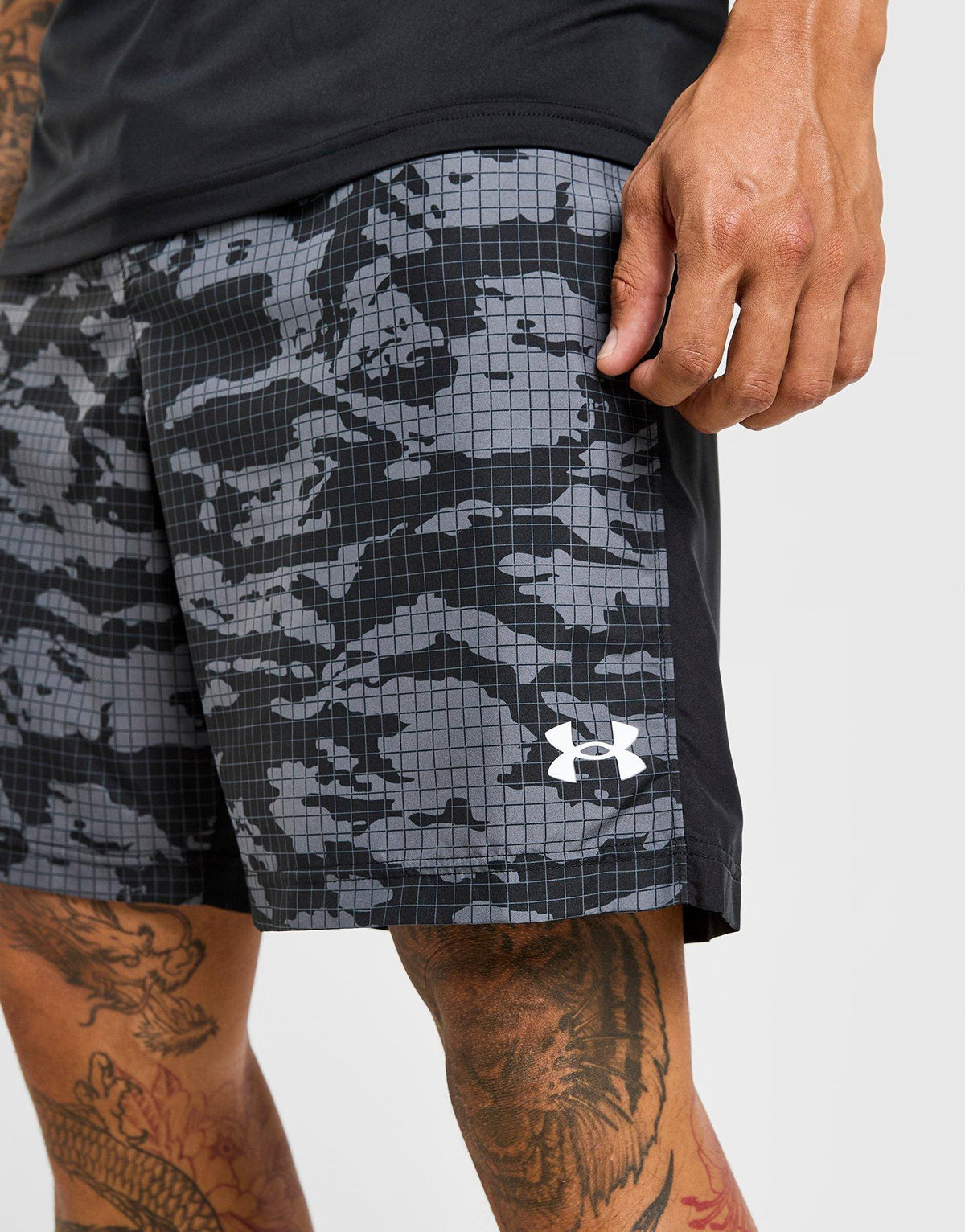 Woven Camo Shorts