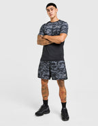 Woven Camo Shorts