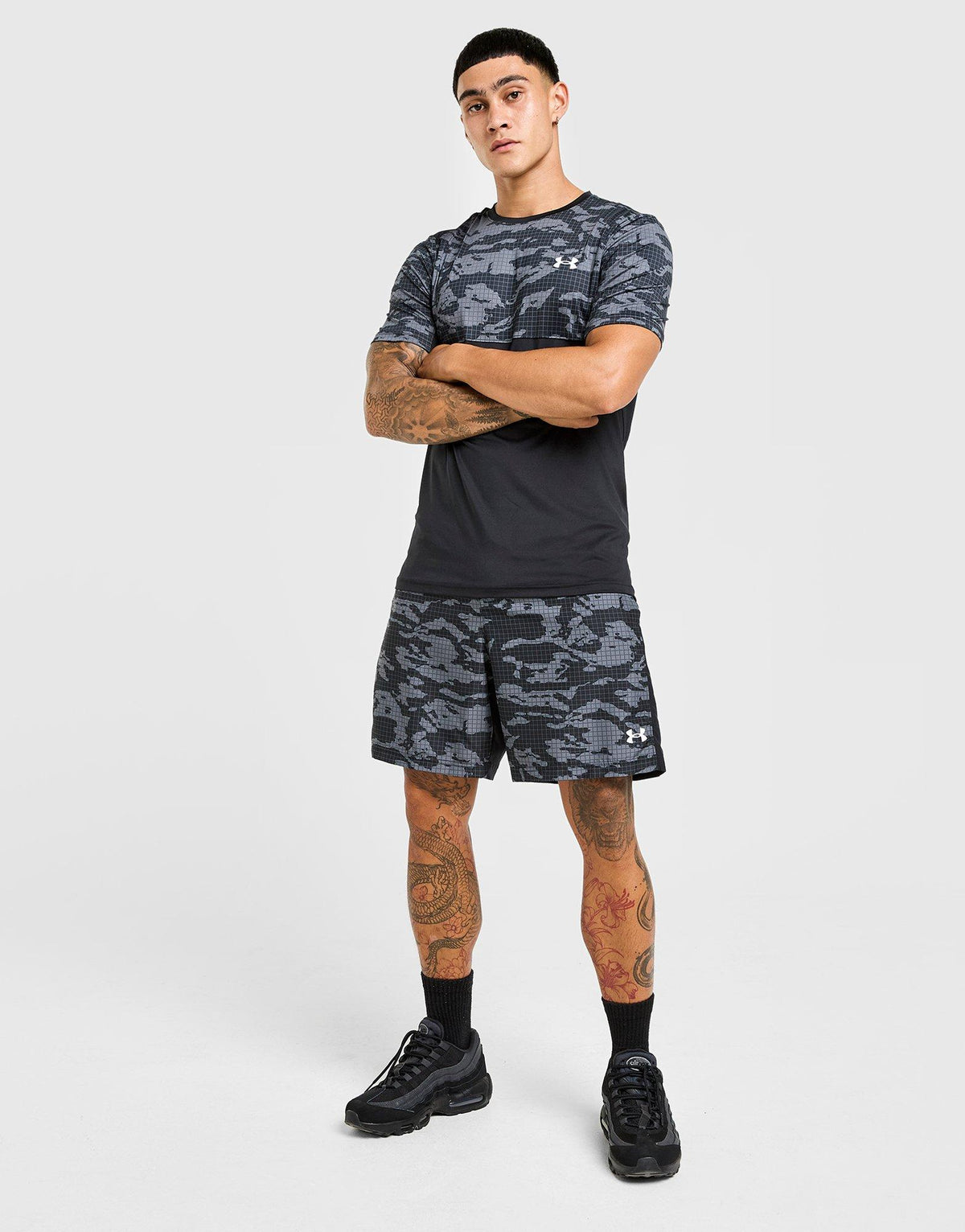 Woven Camo Shorts