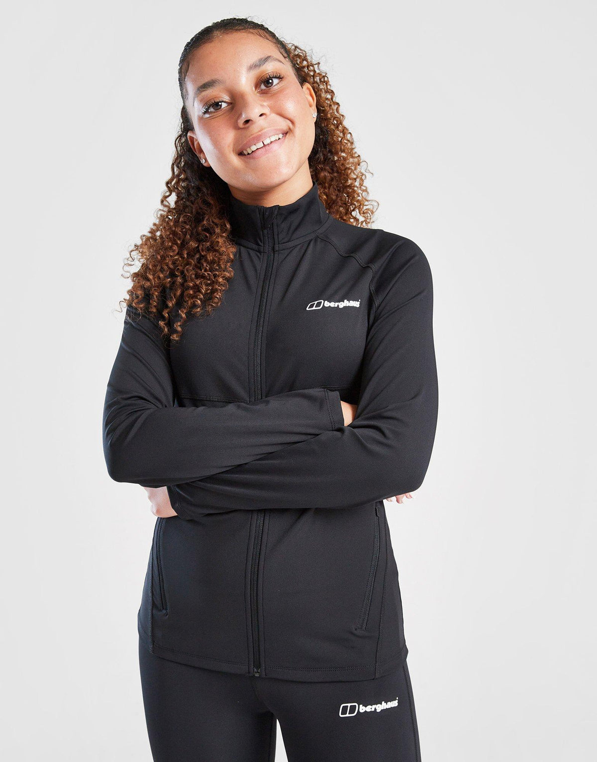 Girls' Carve Full Zip Track Top Junior