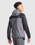 Grid Full Zip Hoodie Junior