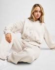 Brooklyn Crop Full Zip Hoodie