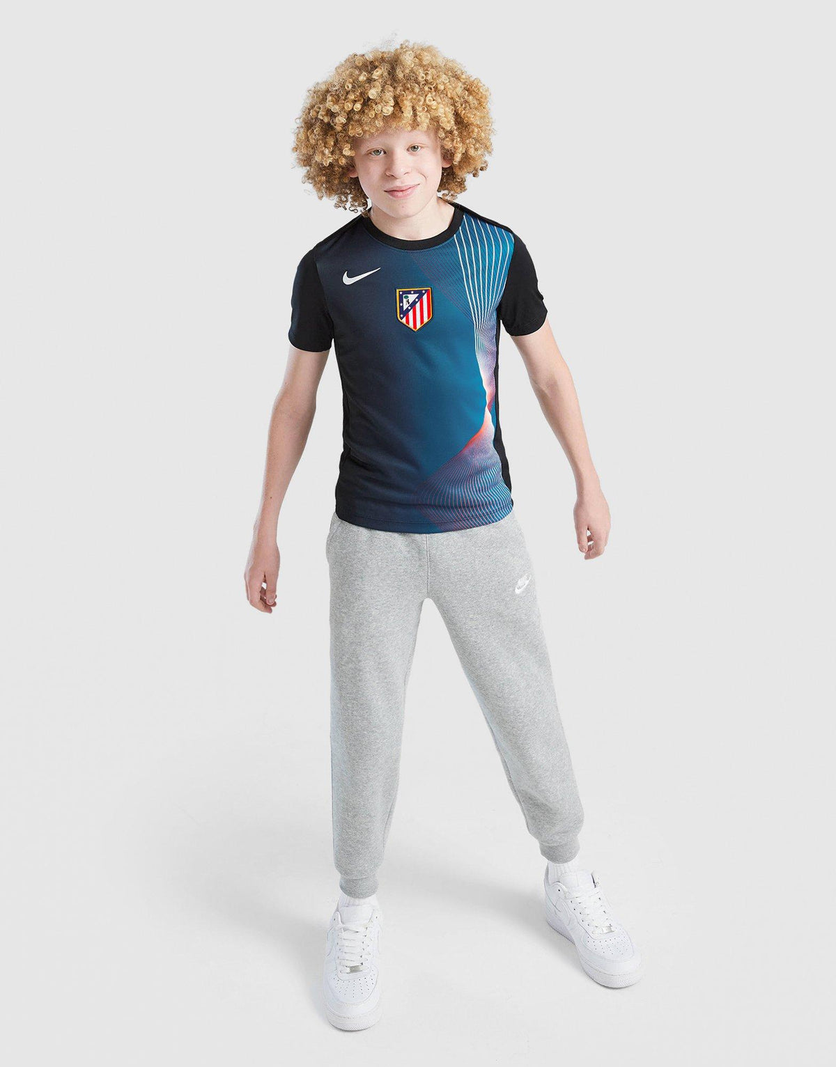 Atletico Madrid Pre Match Shirt Junior