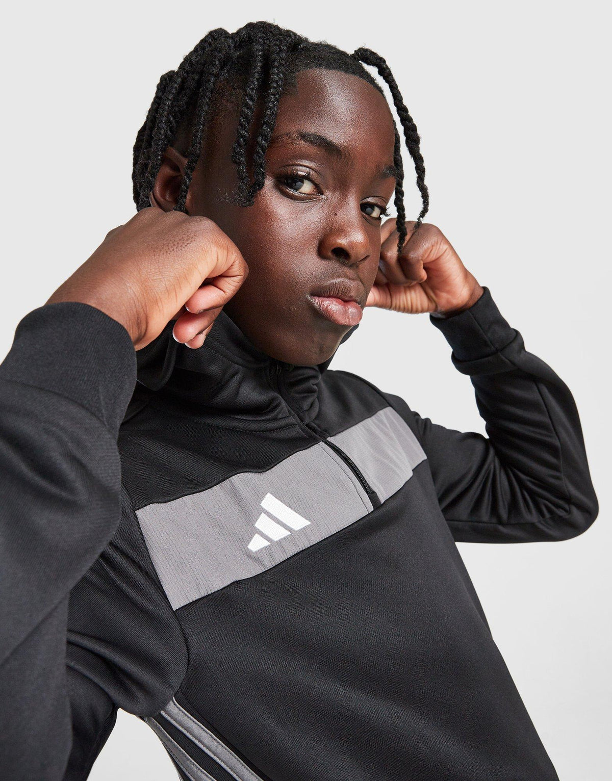Tiro 25 1/4 Zip Hoodie Junior