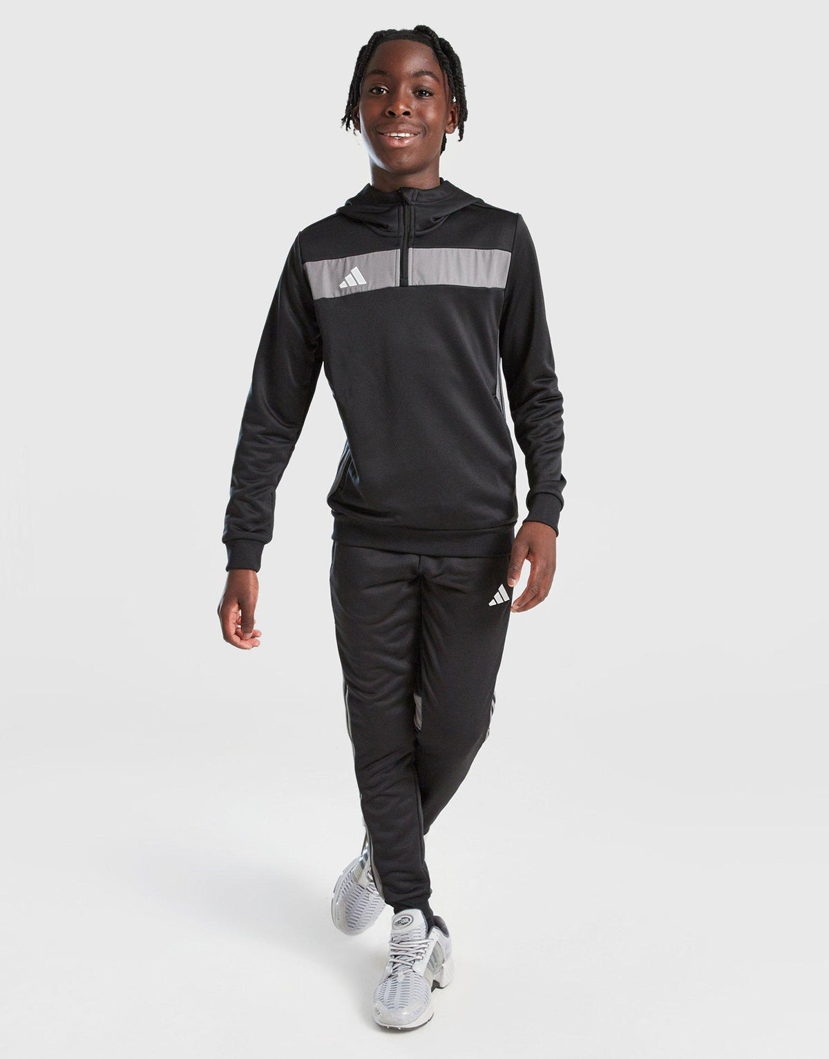 Tiro 25 1/4 Zip Hoodie Junior