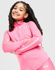 Girls' Tech Wordmark 1/2 Zip Top Junior