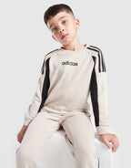 Colour Block Linear Crew Tracksuit Children