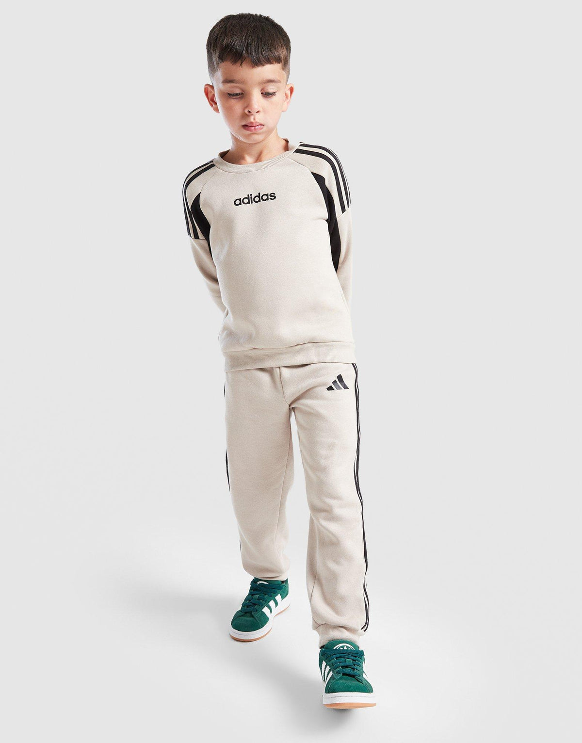 Colour Block Linear Crew Tracksuit Children