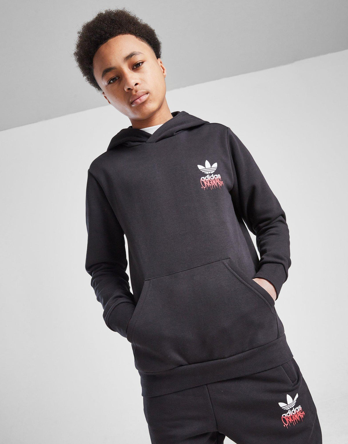 Graffiti Trefoil Hoodie Junior