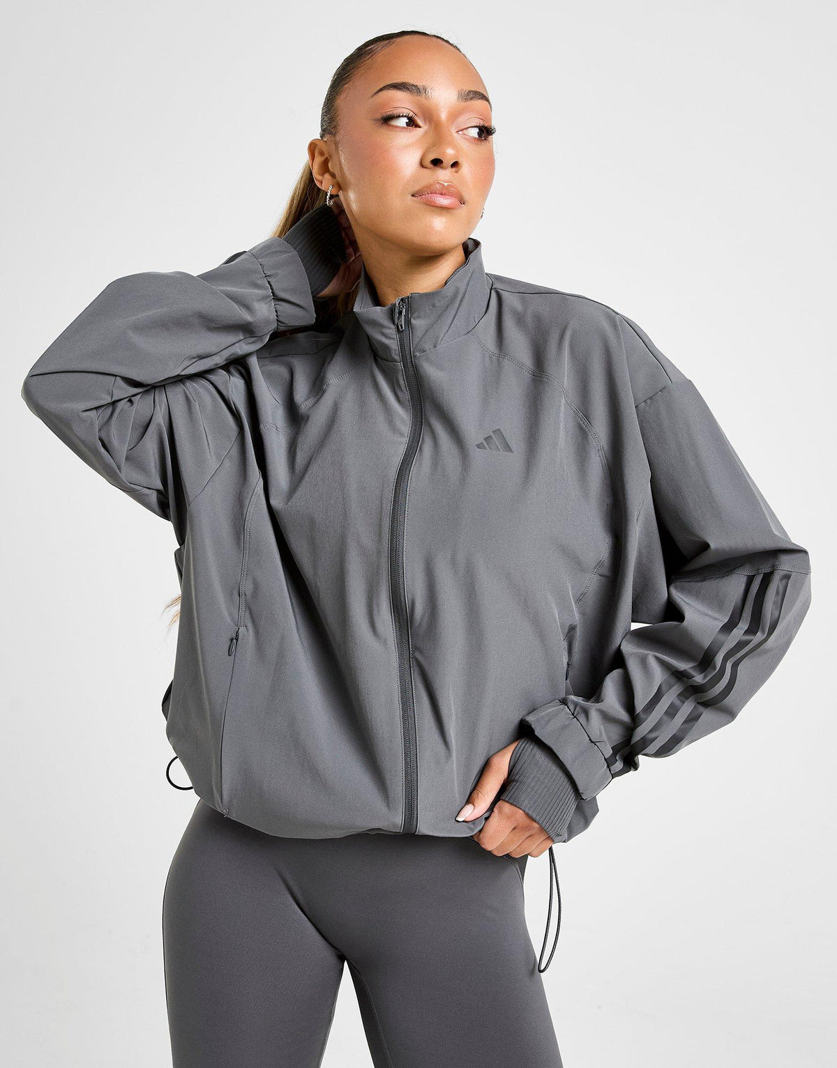 Hyperglam Ribbed Windbreaker