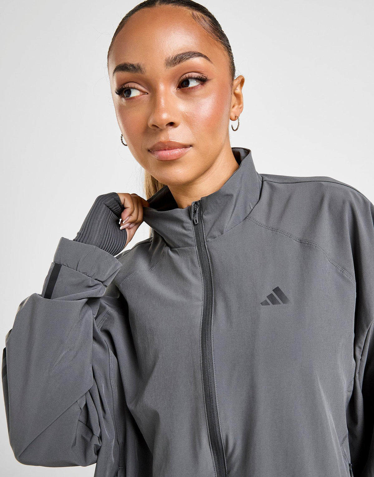 Hyperglam Ribbed Windbreaker