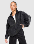 Oversized Denim Firebird Track Top