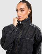 Oversized Denim Firebird Track Top