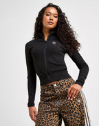 Essential Ribbed Long Sleeve Full Zip Top