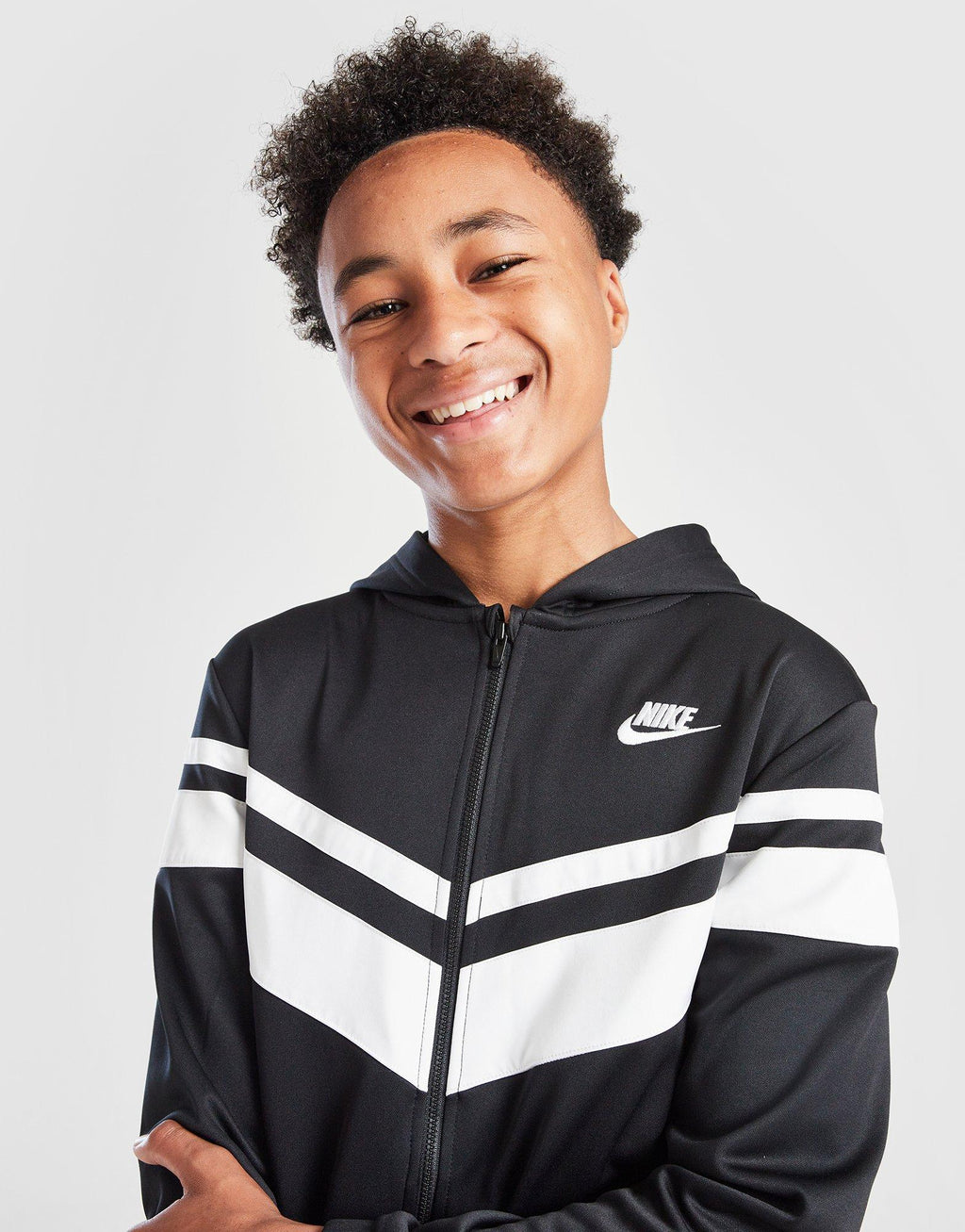 Mixed Full Zip Tracksuit Junior