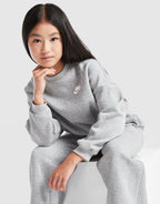 Club Fleece Crop Crew Sweatshirt Junior