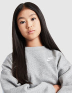 Club Fleece Crop Crew Sweatshirt Junior