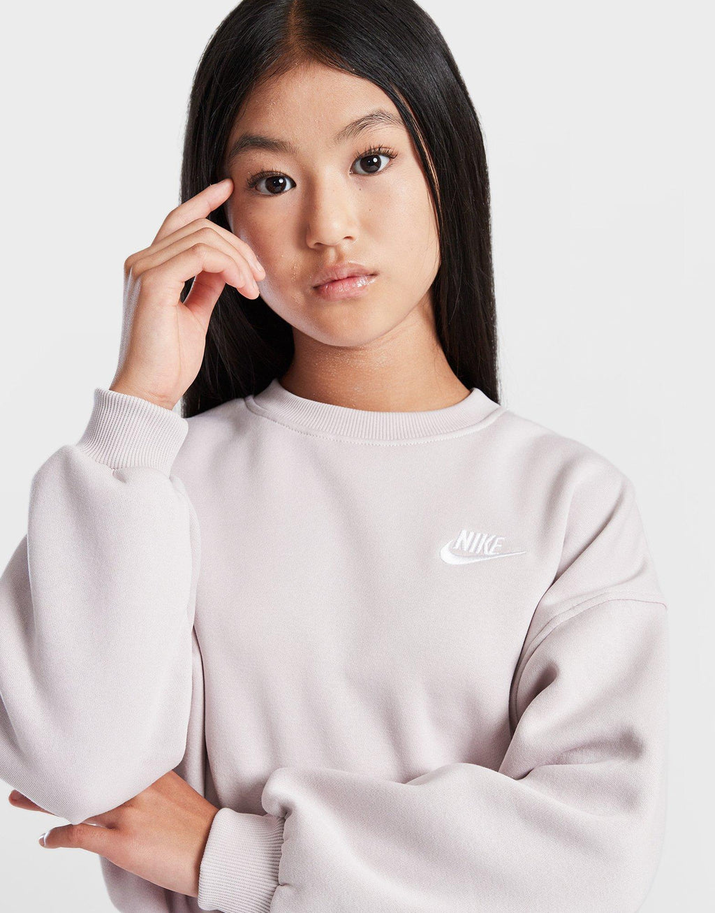Club Fleece Crop Crew Sweatshirt Junior