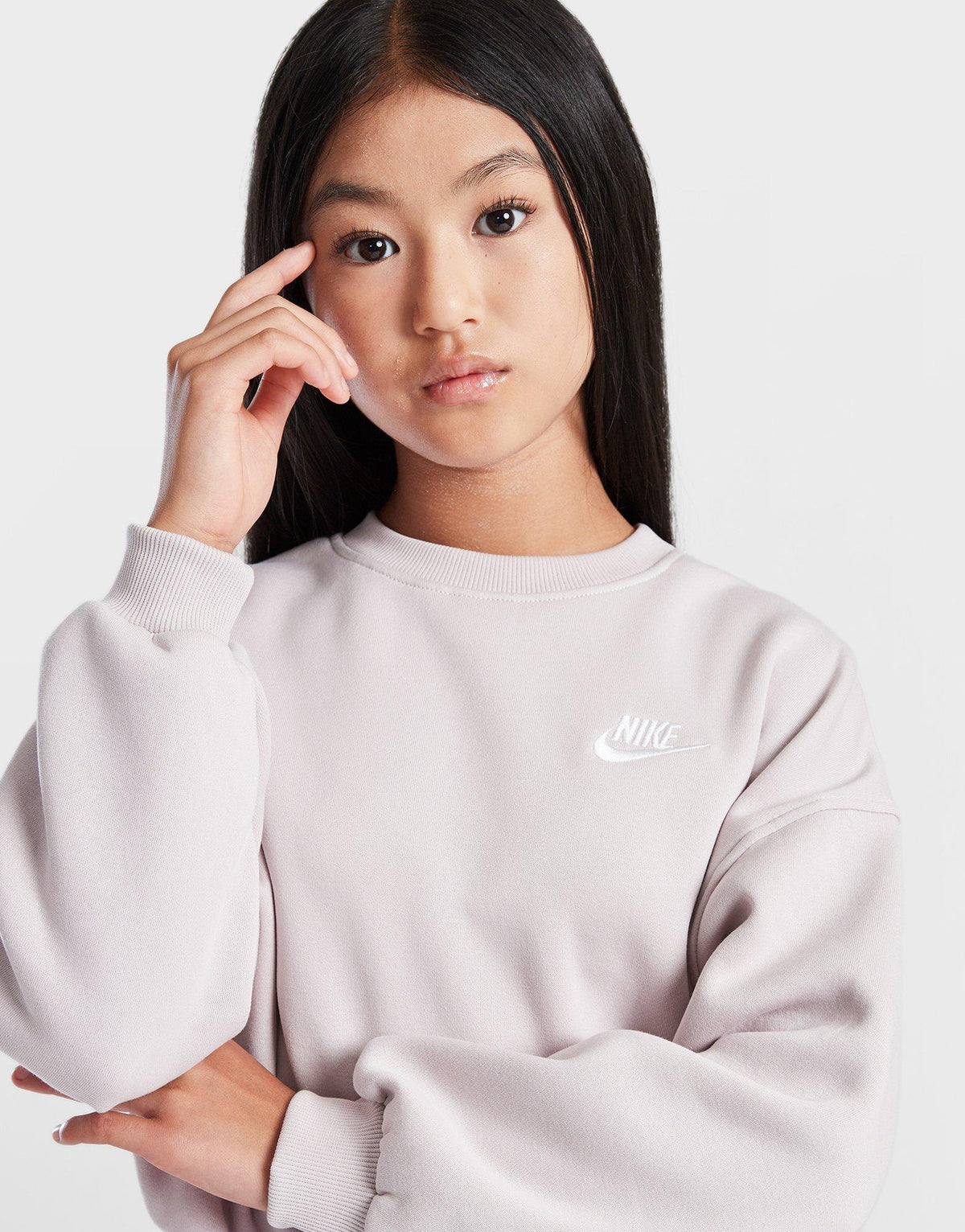 Club Fleece Crop Crew Sweatshirt Junior