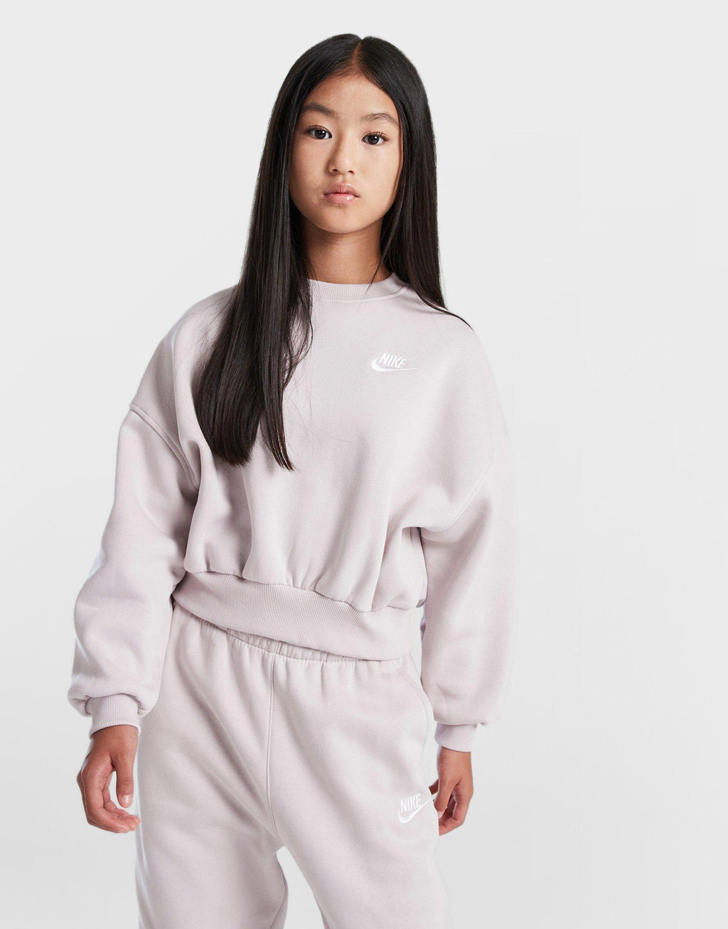 Club Fleece Crop Crew Sweatshirt Junior