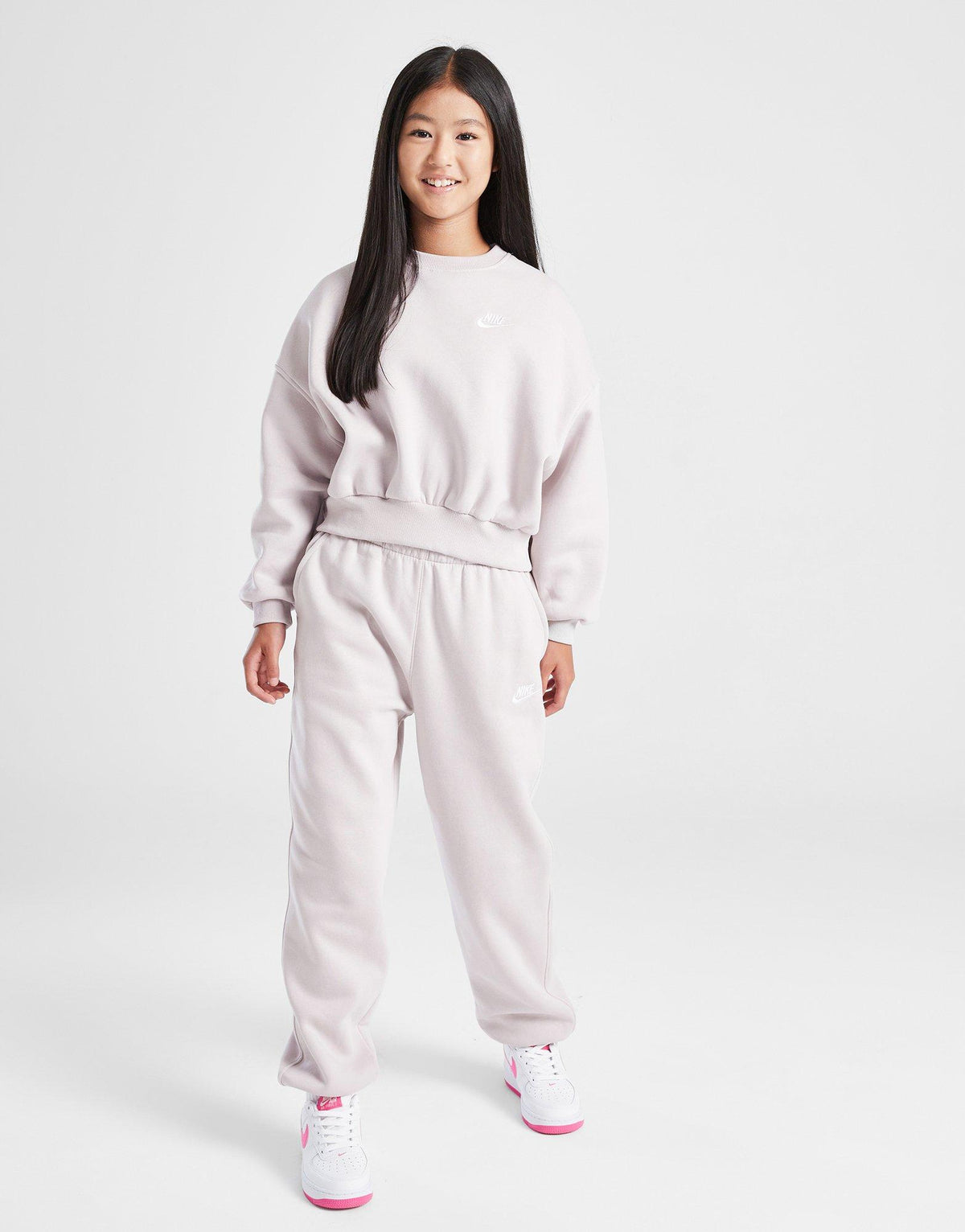 Club Fleece Crop Crew Sweatshirt Junior
