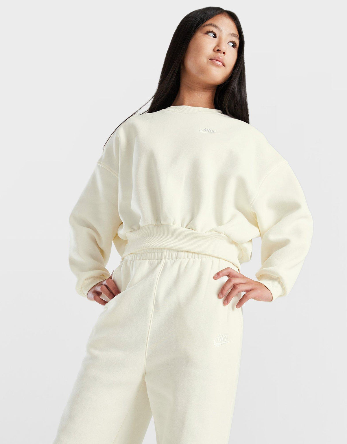 Club Fleece Crop Crew Sweatshirt Junior