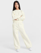 Club Fleece Crop Crew Sweatshirt Junior