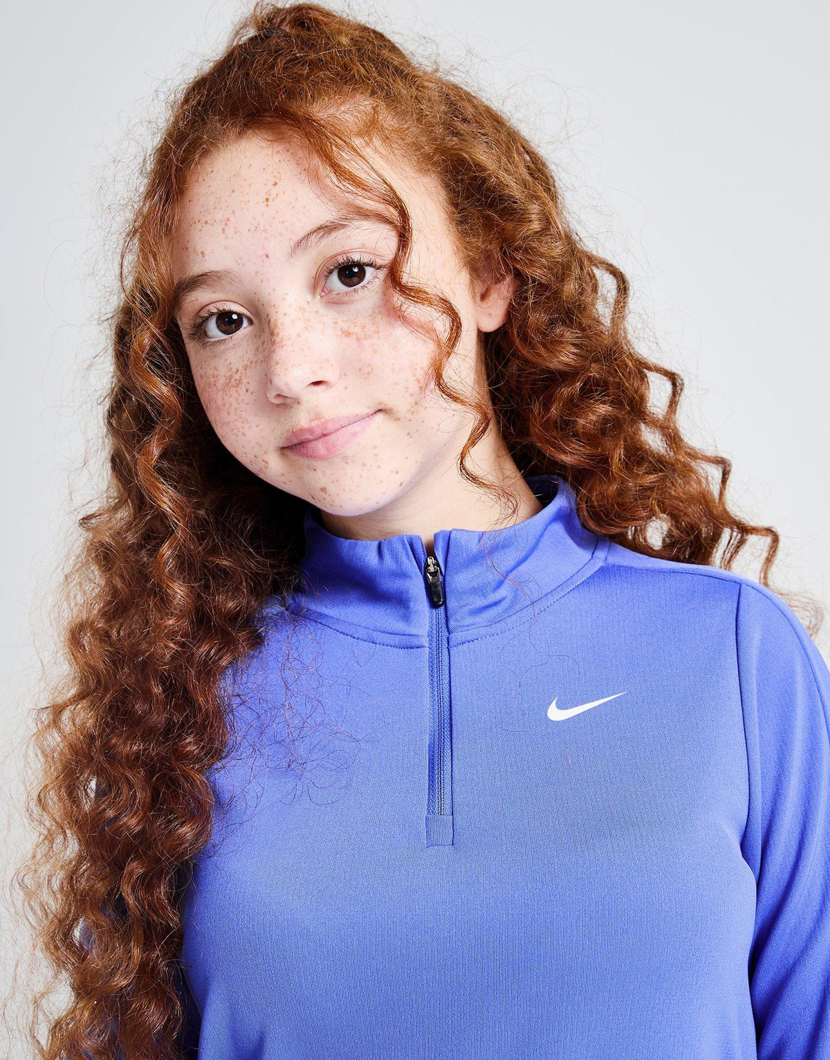 Girls' Dri-FIT Long Sleeve 1/2 Zip Top Junior