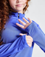 Girls' Dri-FIT Long Sleeve 1/2 Zip Top Junior