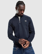Badge Panel 1/2 Zip Sweatshirt