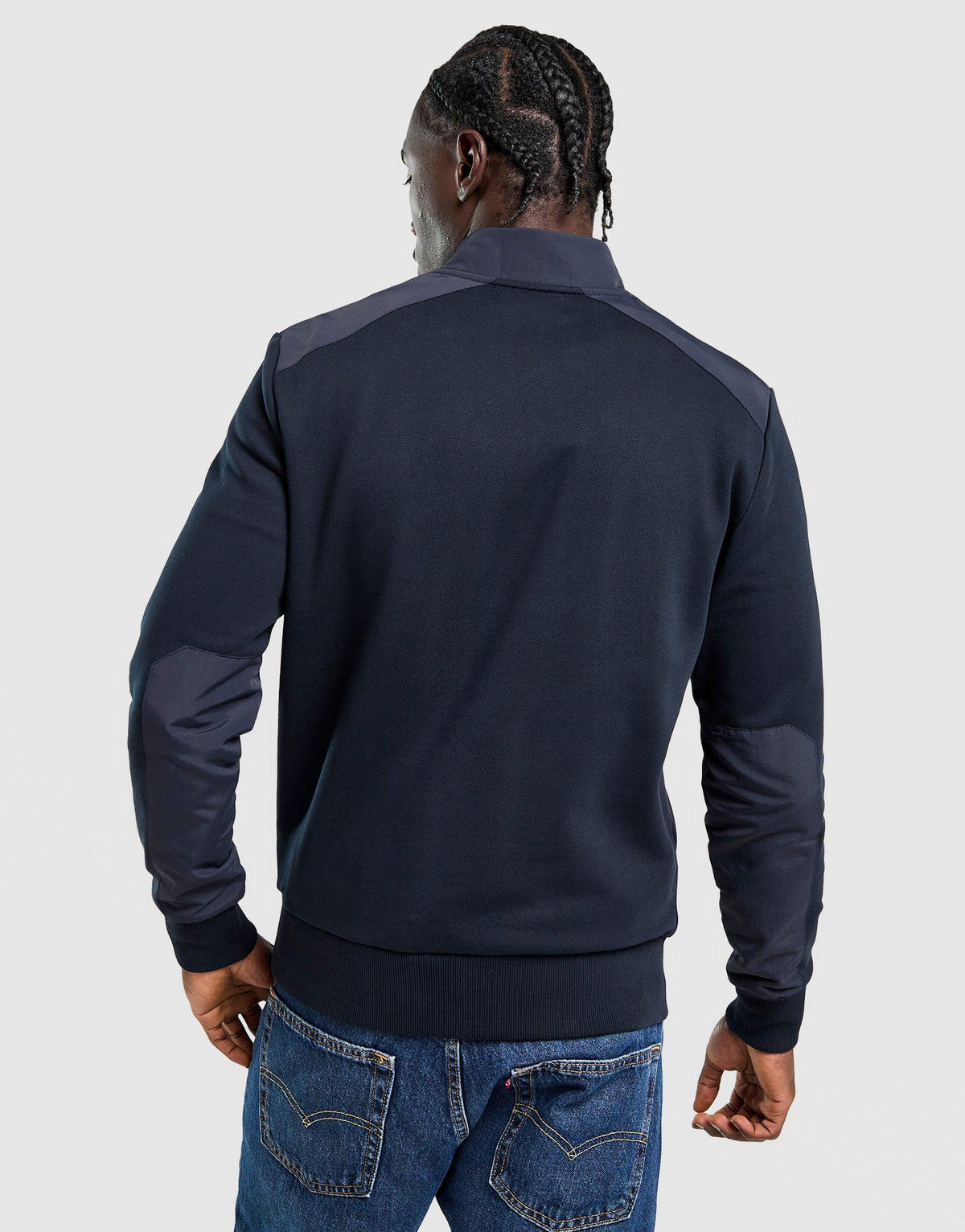 Badge Panel 1/2 Zip Sweatshirt