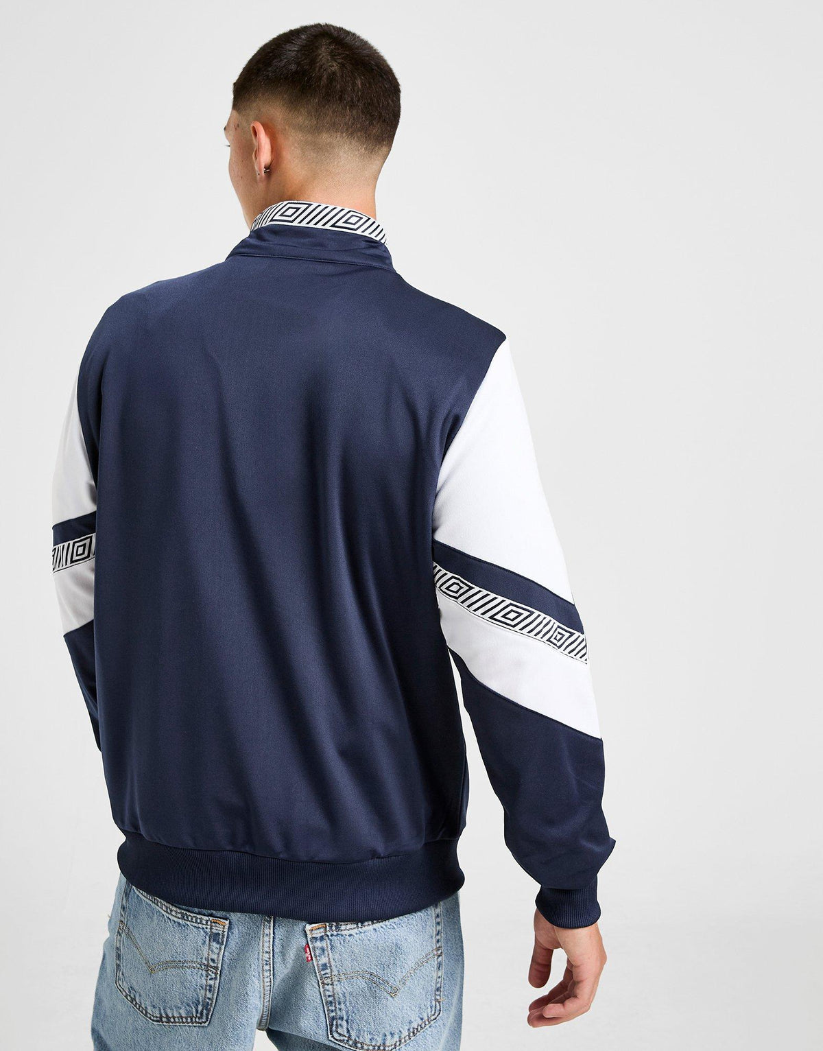 Diamond Colour Block Track Top
