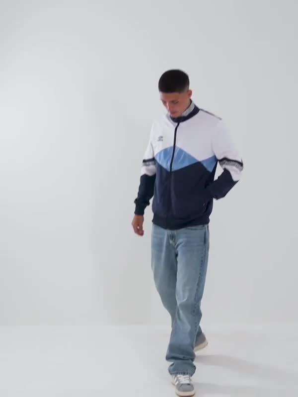 Diamond Colour Block Track Top