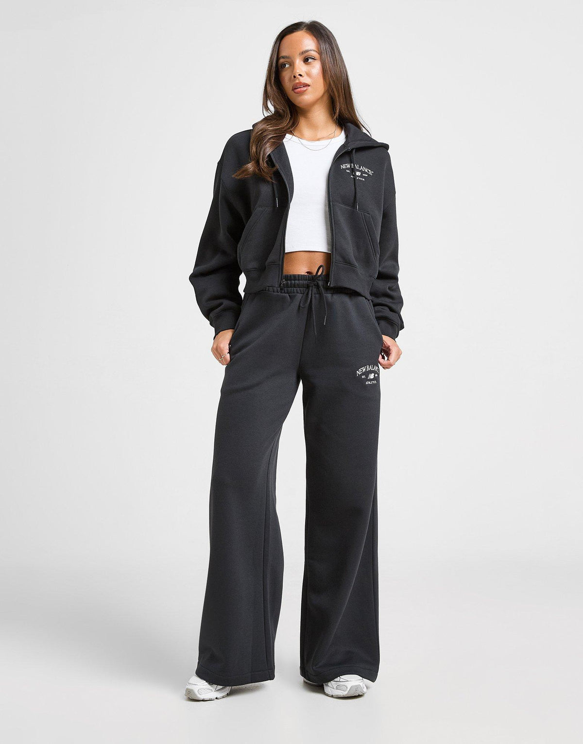 Athletics Cropped Full Zip Hoodie