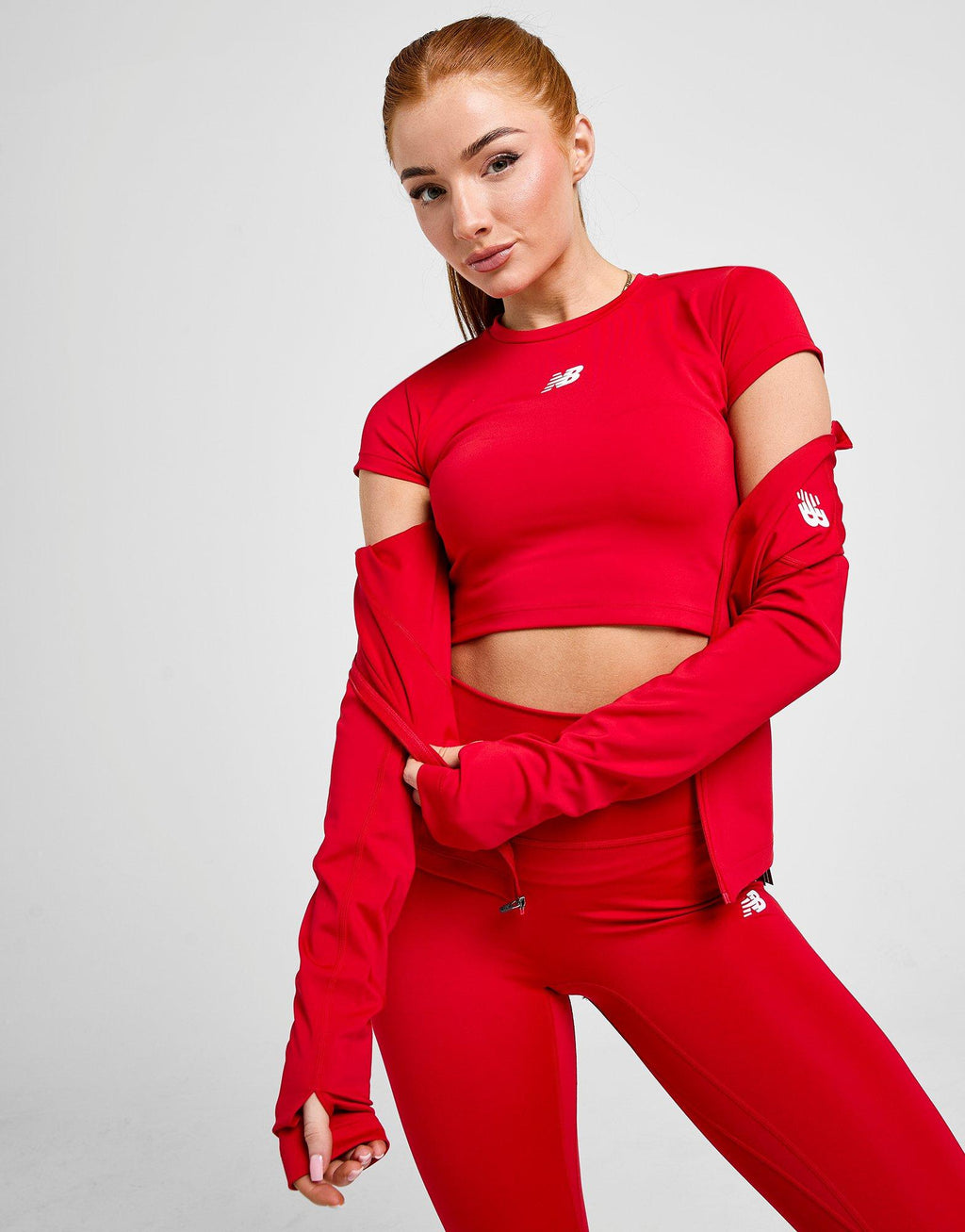 Logo Slim Crop Top