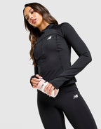 Logo 1/4 Zip Top