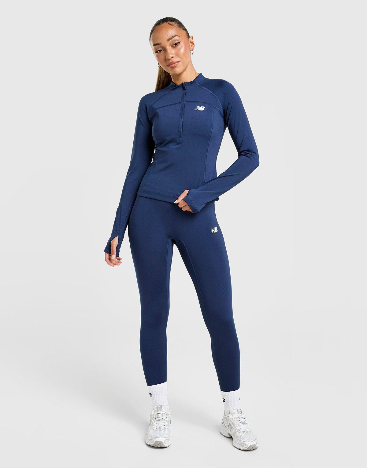 Logo 1/4 Zip Top