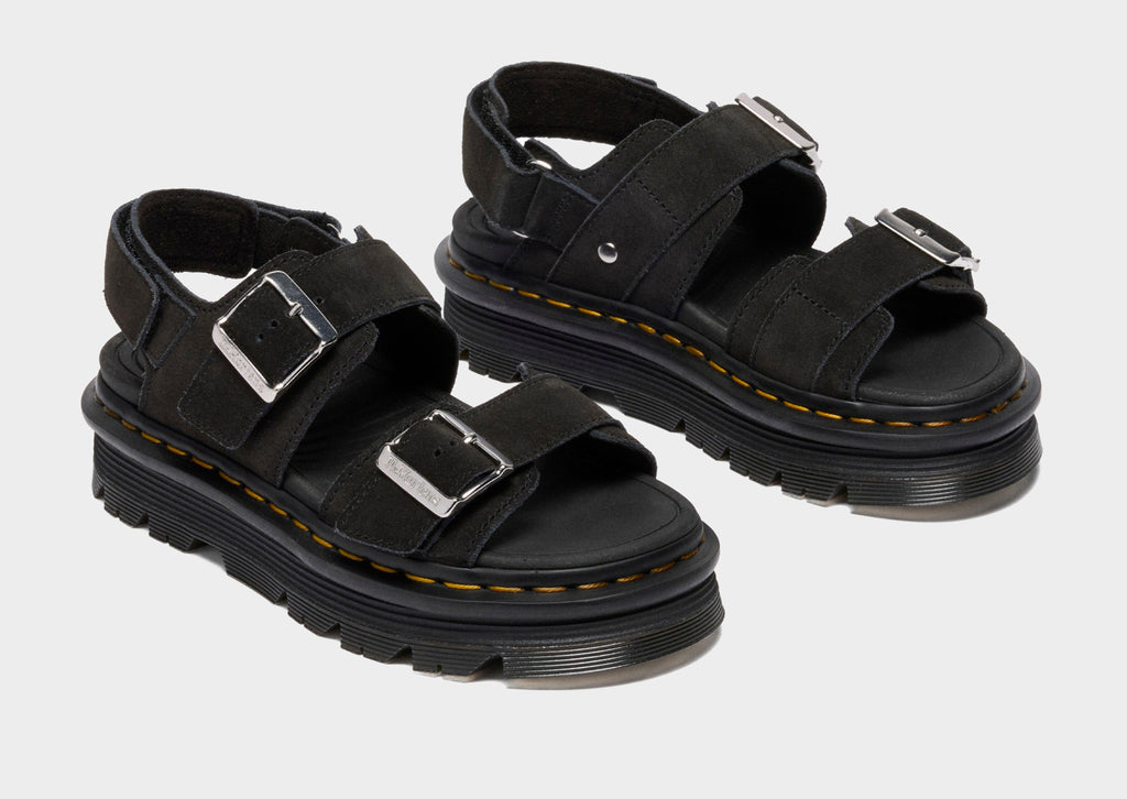 Dr. Martens Zebzag Suede Mules Women's