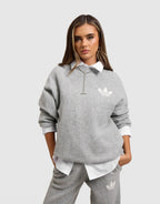 Trefoil Knit Crew Sweatshirt