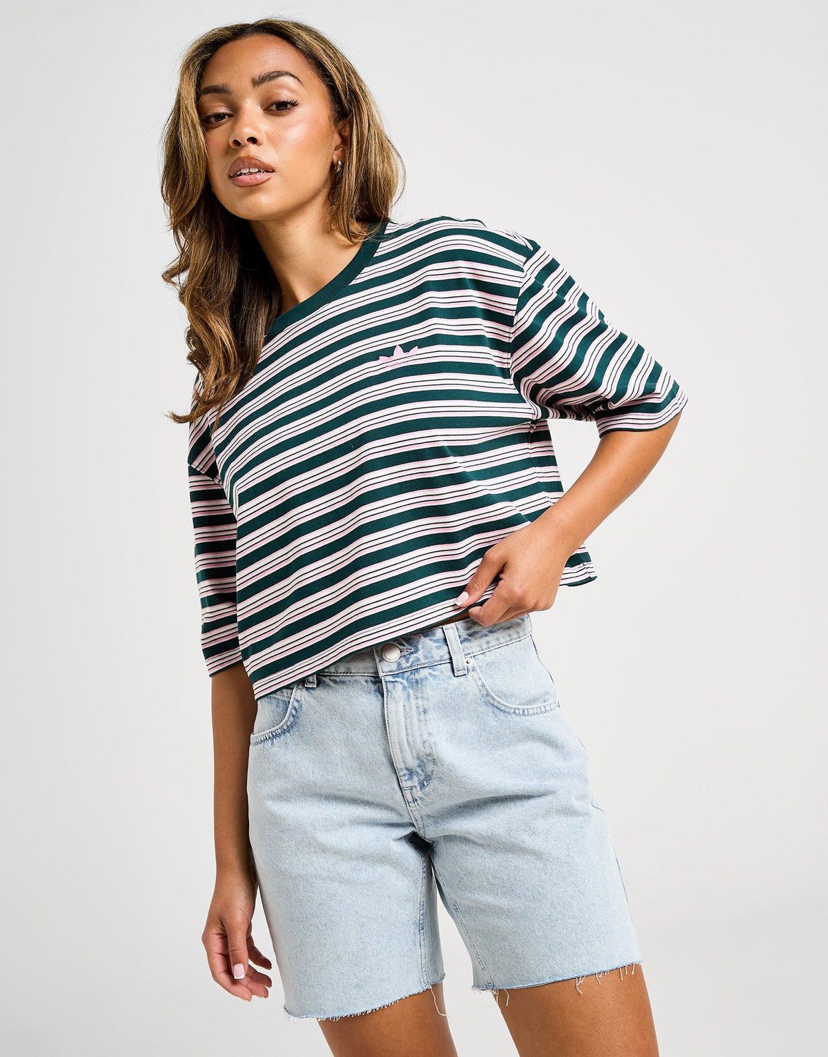Stripe Crop T-Shirt