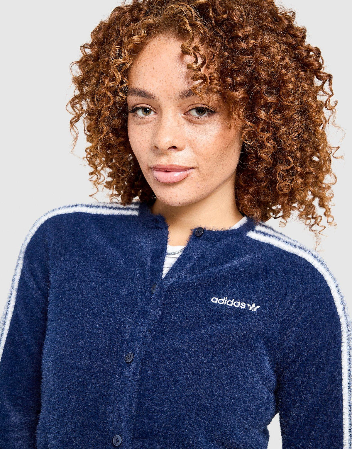 3-Stripes Knit Cardigan