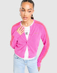 3-Stripes Knit Cardigan