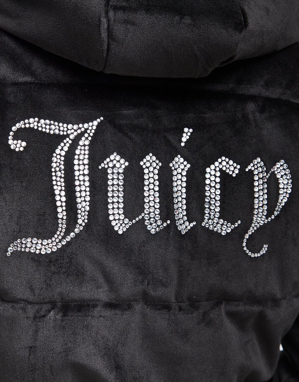 Velour Padded Crop Jacket